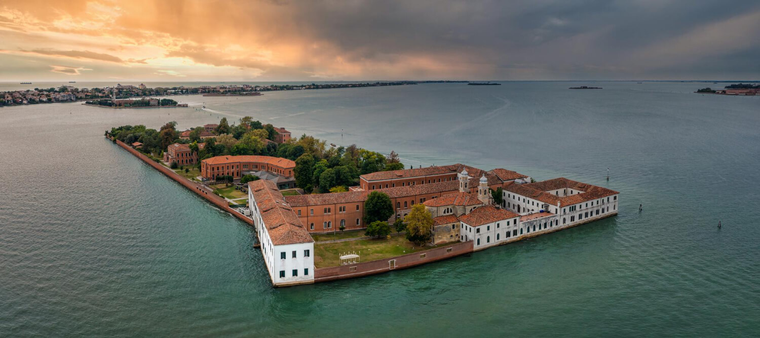 Isola di San Servolo sede della Fondazione Brusutti